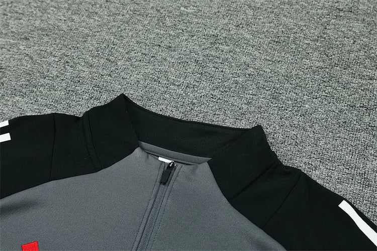 2024/25 Manchester United grey long sleeve training kit.