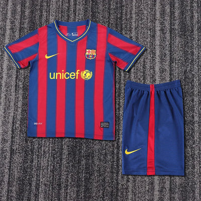 2009/10 Barcelona Home Retro - Kids Kit