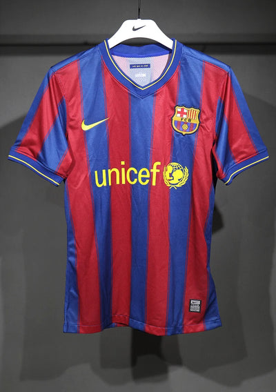 2009/10 Barcelona Home Jersey - Player Edition