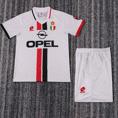 1996/97 Ac Milan Away Retro - Kids Kit