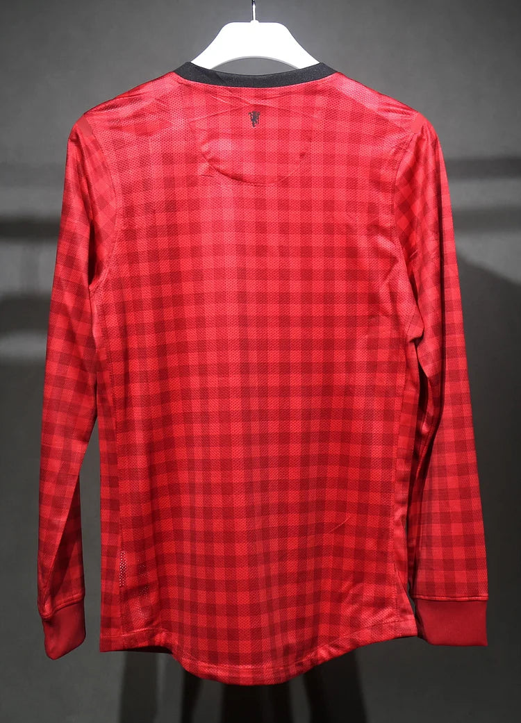 2012/13 Manchester United Home Long Sleeve Shirt - Player Edition