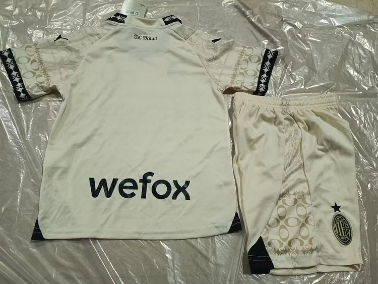 2023/2024 Ac Milan Away Children'S Jersey Children'S Sizes