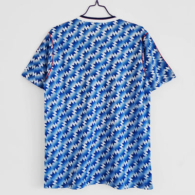 1990/92 Manchester United Blue Away Retro Shirt