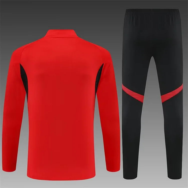 25/26 Manchester United red long-sleeved training suit