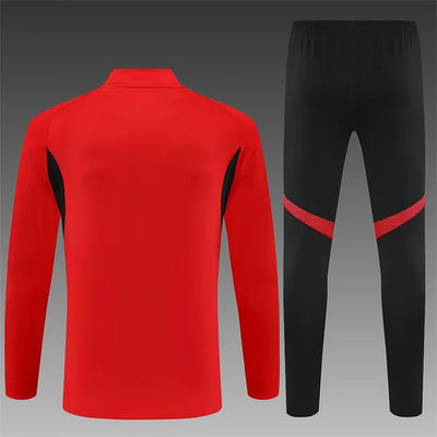 25/26 Manchester United red long-sleeved training suit