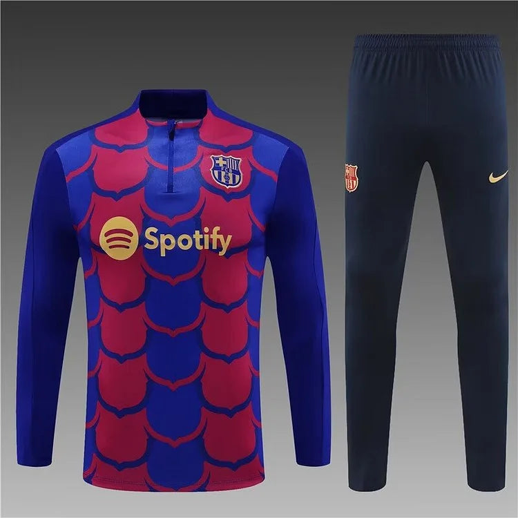 2024/25 Barcelona Half-Zip Training Kit