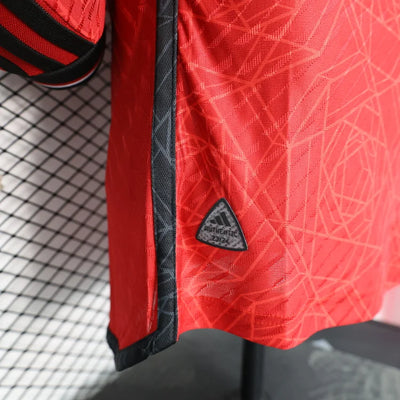 2023/24 Manchester United Home Long Sleeve Shirt - Player Version