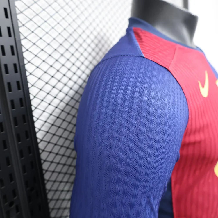 2024/2025 Barcelona Home Players Long Sleeve Joint Model