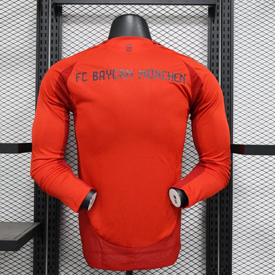 2024/25 Bayern Munich Home Long Sleeve Player Edition Jersey