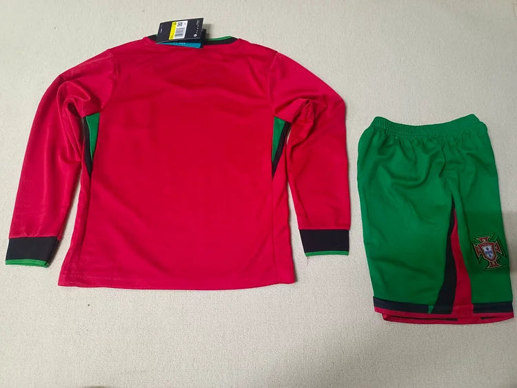 2024/25 Portugal Home Long Sleeve Children'S Jersey