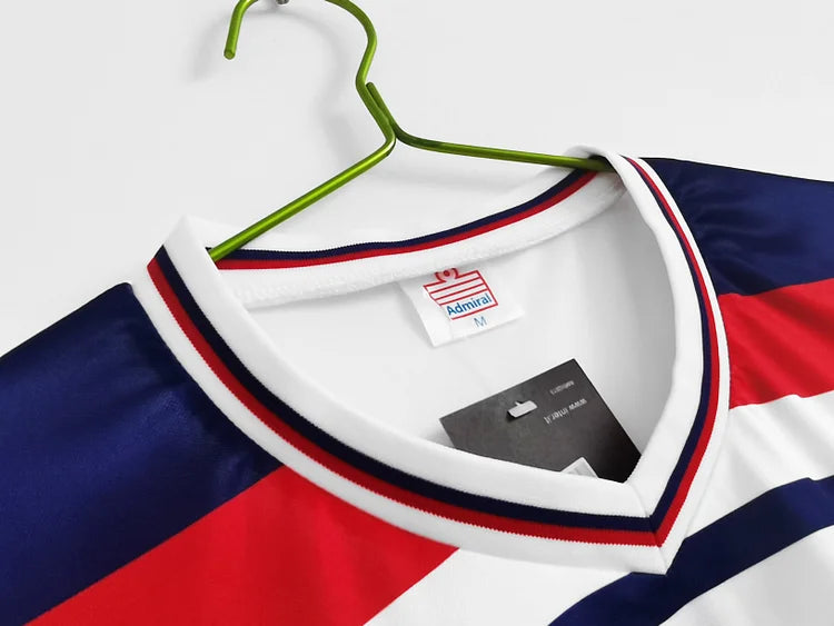 1982 England home white retro jersey