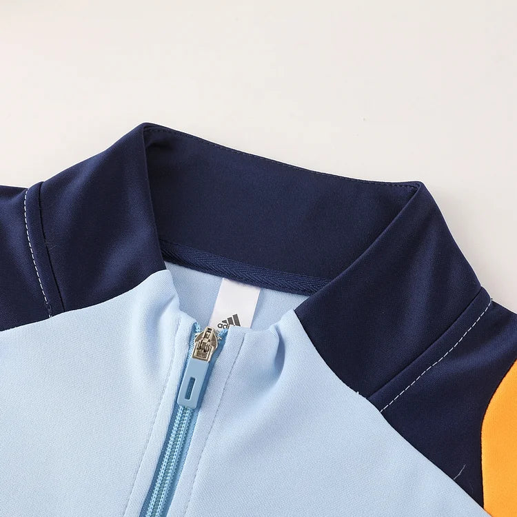 2024/25 Real Madrid Long Zip Tracksuit