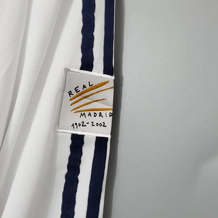 2001/02 Real Madrid home long-sleeved retro jersey