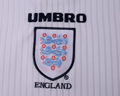 1998 England Retro Home Shirt - Kids Kit