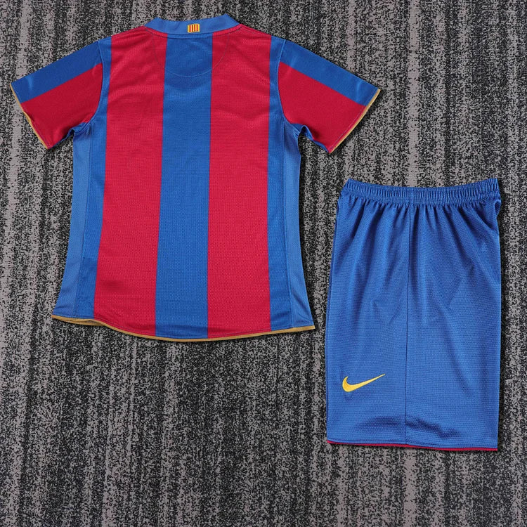 2007/08 Barcelona Home Retro - Kids Kit