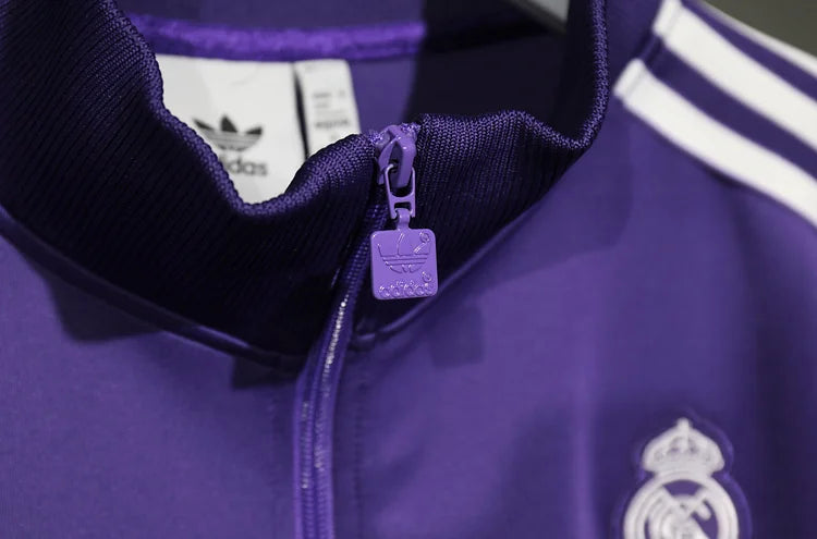 Real Madrid classic retro four seasons health and leisure sports suit