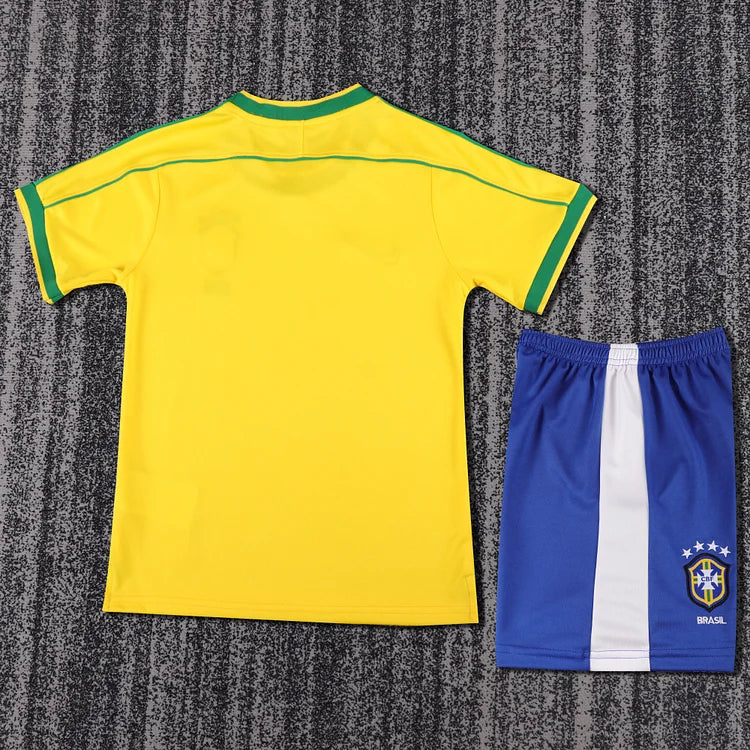 1998 Brazil Home Retro - Kids Kit