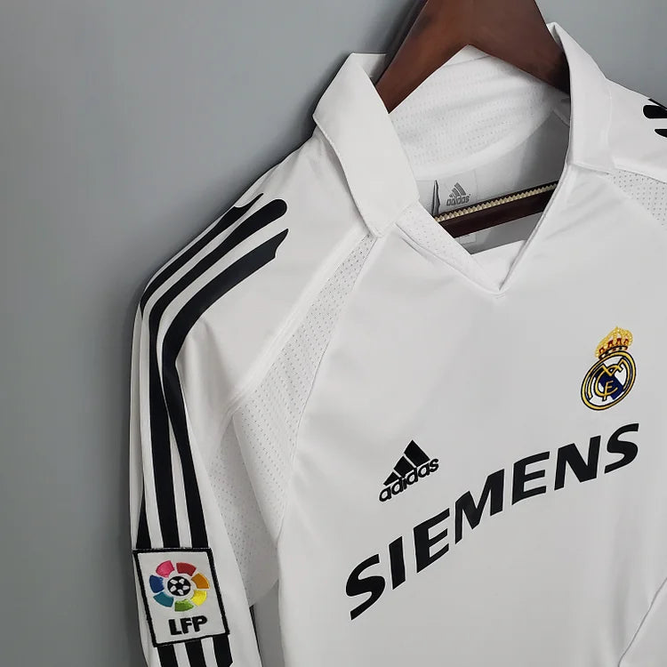 2005/06 Real Madrid Home Retro Long Sleeve Jersey