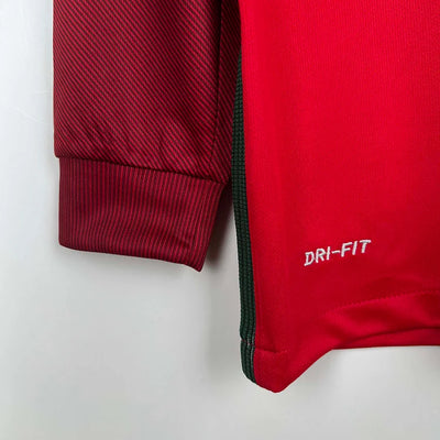 2016 Portugal Home Retro Long Sleeve Jersey