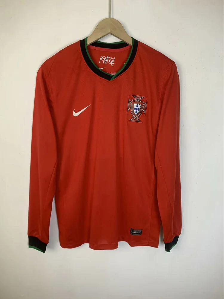 2024/25 Portugal Home Long Sleeve Shirt
