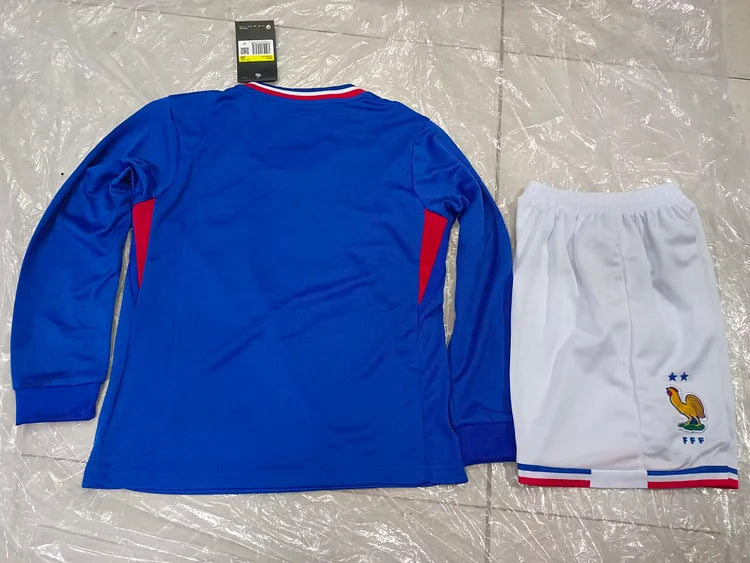 2024/25 France Home Long Sleeve Children'S Jersey