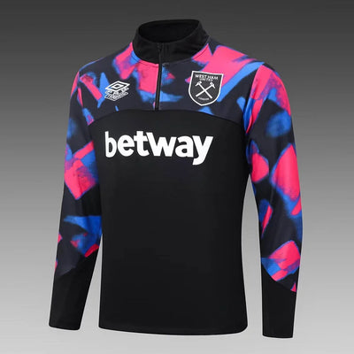 2022/23 West Ham United Half Zip Long Sleeve Training Jersey