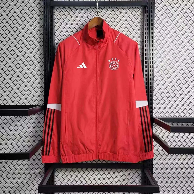 2023 Windbreaker Football Jersey Bayern Munich Red