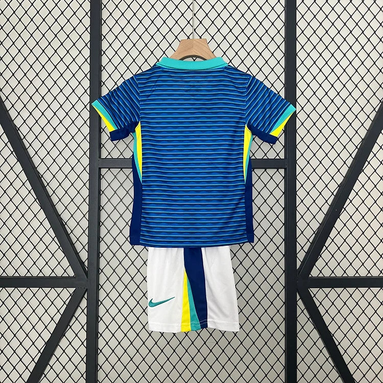 2024/25 Brazil Away Jersey - Kids Kit