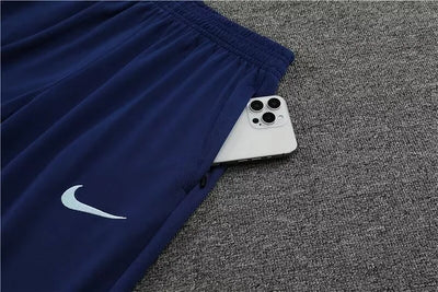 2024/25 France half-pull training jersey royal blue 1:1 Thai quality set