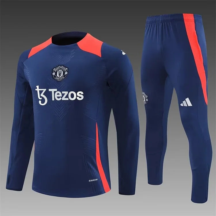 2024/25 Manchester United blue long sleeve training kit
