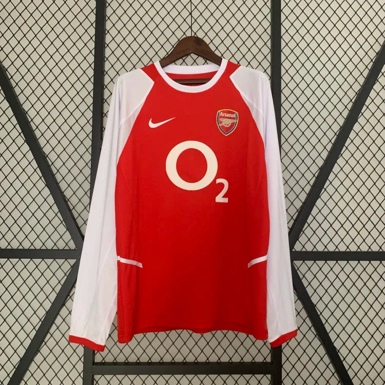 2002/03 Arsenal Home Long Sleeve Retro Jersey