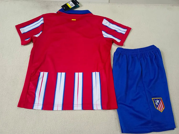 2024/25 Atletico Madrid Home Jersey. - Kids Kit
