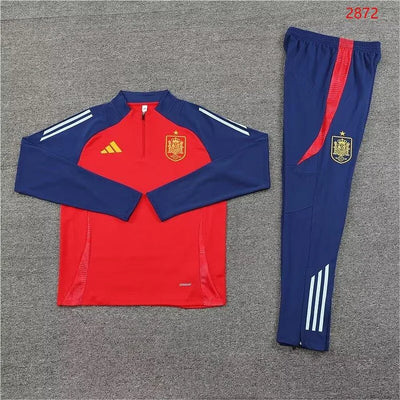 2024/25 Spain Long Sleeve Half Zip Training Kit