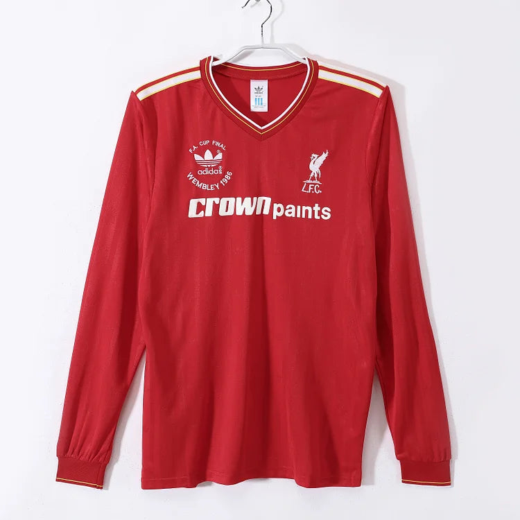 1986/87 Liverpool Home Retro Long Sleeve