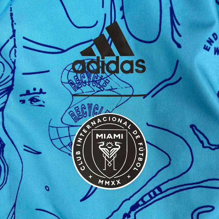 2023/2024 Inter Miami Reversible Windbreaker Blue Soccer Jersey