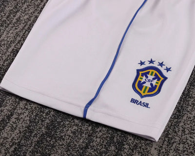 2002 Brazil Away Retro - Kids Jersey