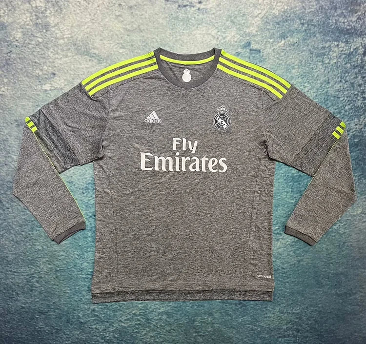 2015/16 Real Madrid Away Long Sleeve Jersey