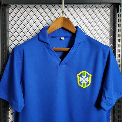 1957/1962 Brazil away blue retro jersey
