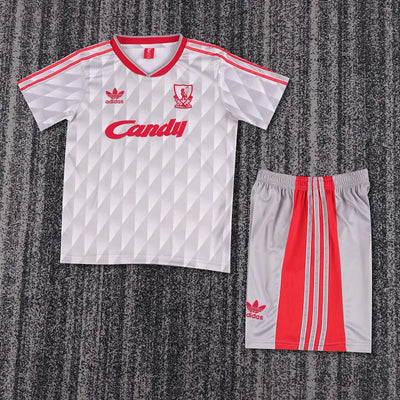 1989/91 Liverpool Away Retro - Kids Kit