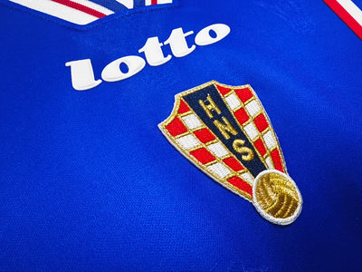 1998 Croatia away retro jersey