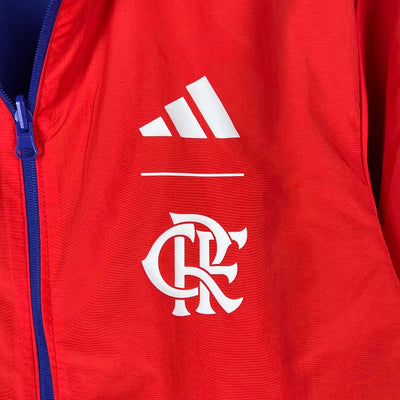 2023-2024 Flamengo CasuaI Reversible Windbreaker(Blue-red)Soccer Jersey