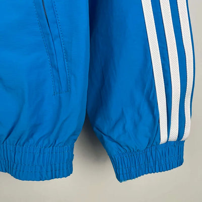 2023-2024 Juventus Reversible Windbreaker Blue Soccer Jersey