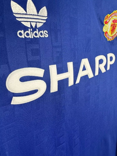 1988/90 Manchester United Second Away Shirt Long Sleeve