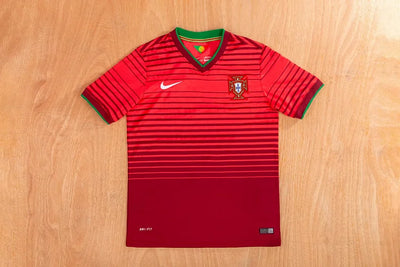 2014 Portugal Centenary Retro Home Jersey