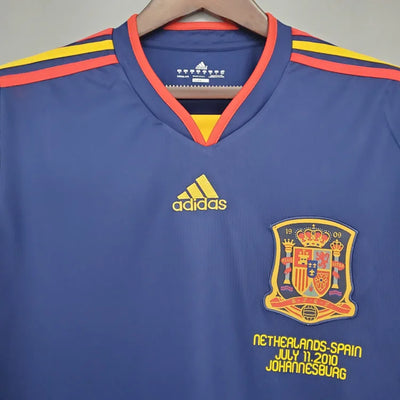 2010 Spain Away Long Sleeve Retro Jersey