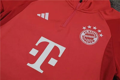 2023/24 Bayern half-pull training uniform red set