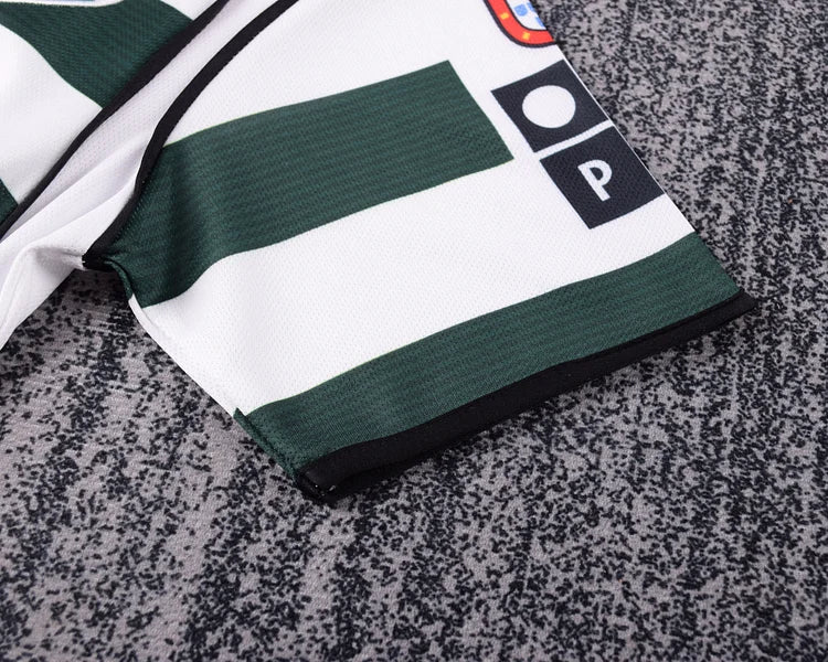 2002/03 Sporting Lisbon Home Retro - Kids Kit
