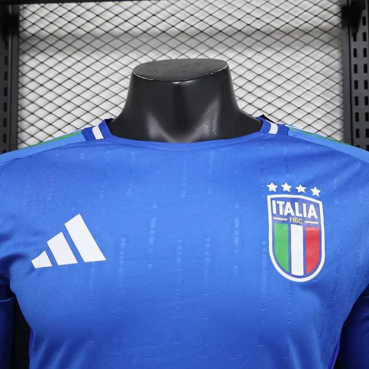 2024 Italy Home Long Sleeve - Player Edition