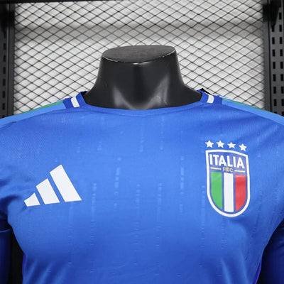 2024 Italy Home Long Sleeve - Player Edition