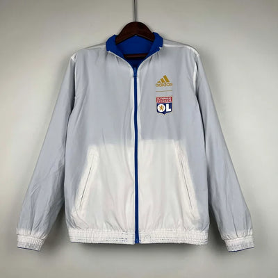 2023/2024 Lyon Reversible Windbreaker(Blue-white)Soccer Jersey